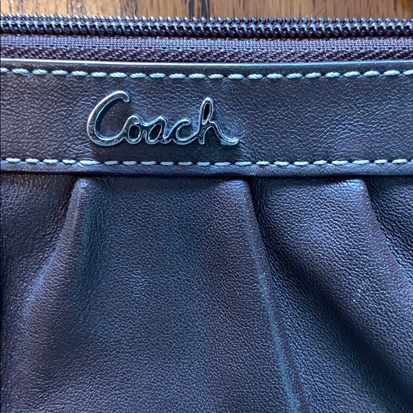 Coach leather wristlet brown - Picture 6 of 8